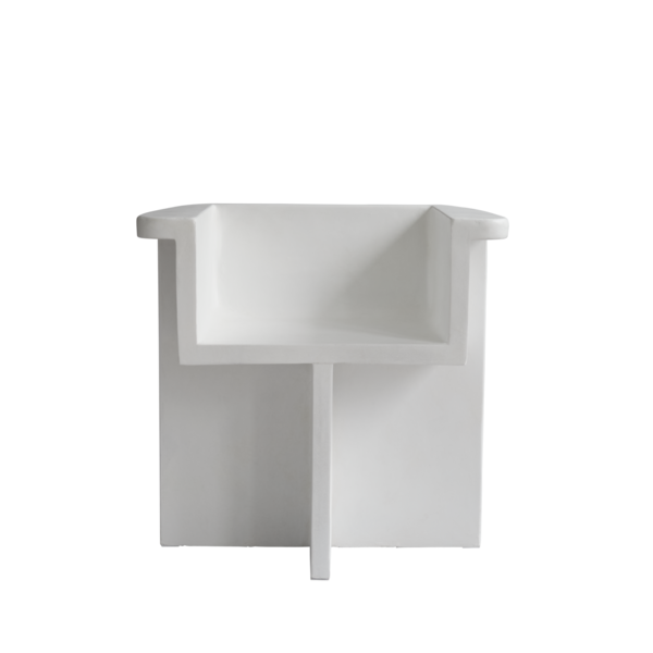 Brutus Fiber Concrete Dining Chair by 101 Copenhagen #Bone White