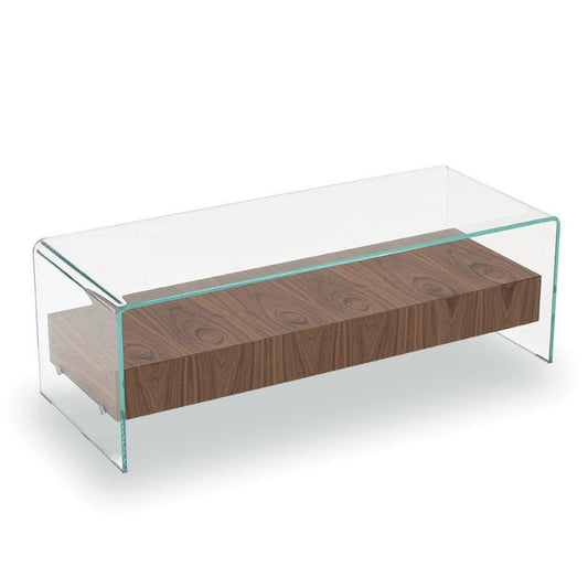 Bridge with drawer and shelf - Coffee table