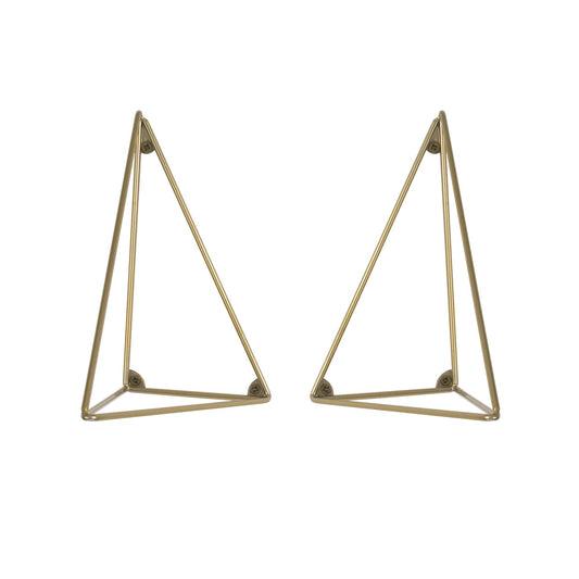 Pythagoras Bracket White Pair by Maze #Brass