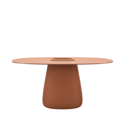 Cobble Table 160 Hpl Bucket by Qeeboo #Terracotta