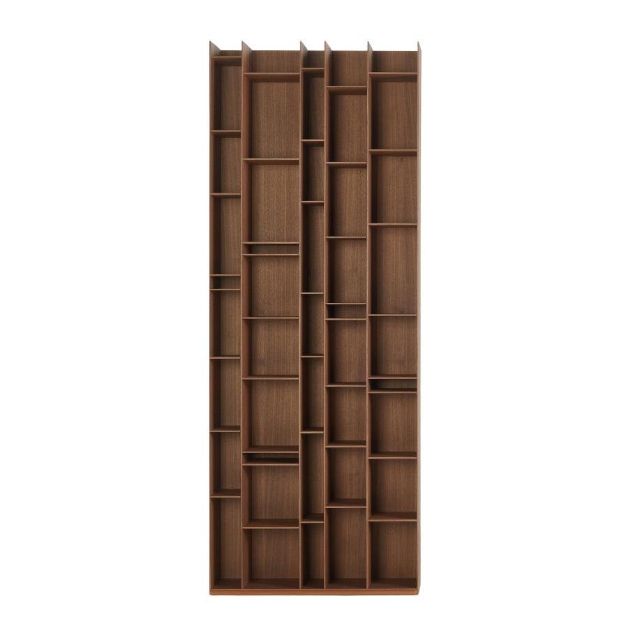 RANDOM WOOD - Modular wood fibre bookcase.
