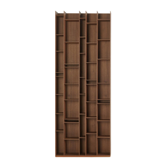 RANDOM WOOD - Modular wood fibre bookcase.