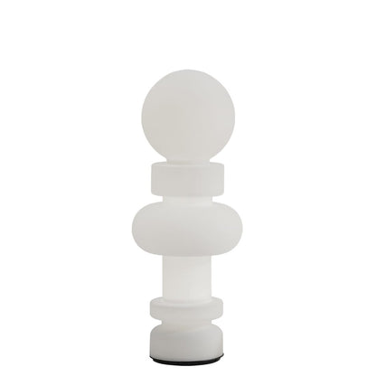RE - LED blown glass table lamp.