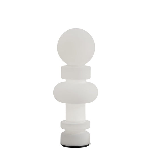 RE - LED blown glass table lamp.