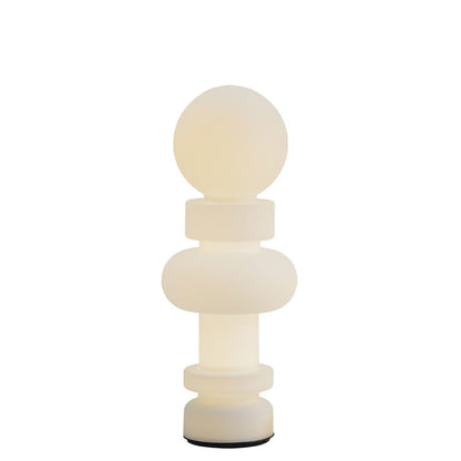 RE - LED blown glass table lamp.