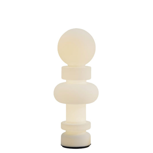RE - LED blown glass table lamp.