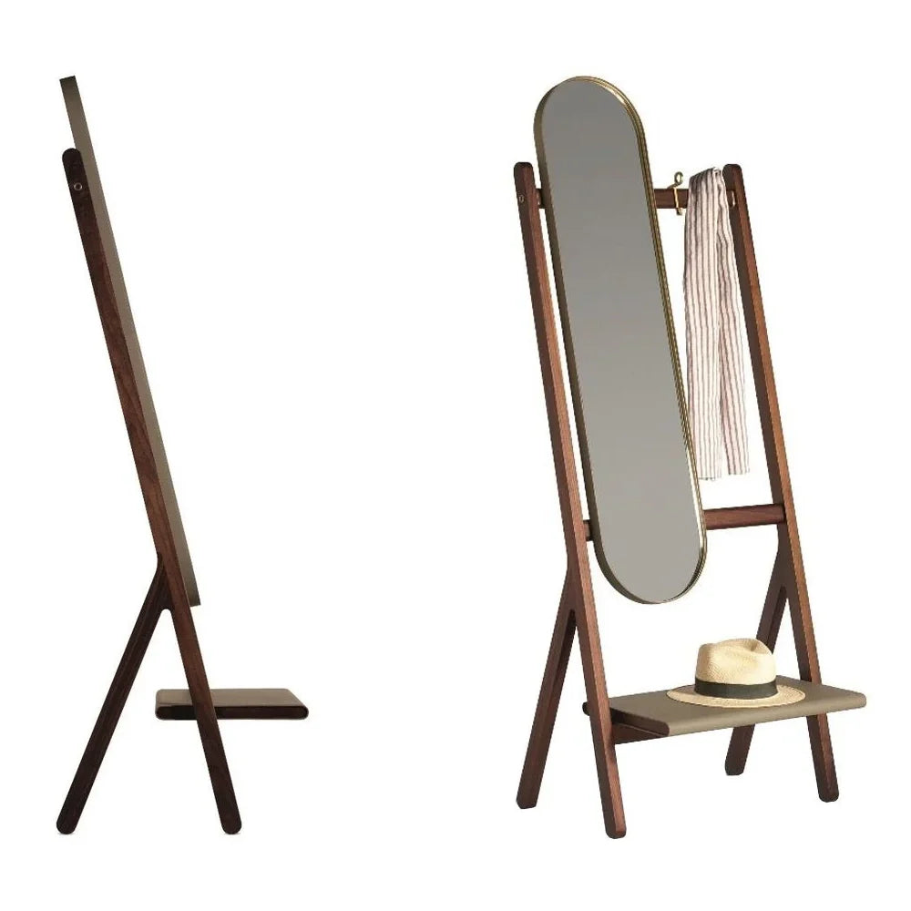 REN - Freestanding oval mirror.