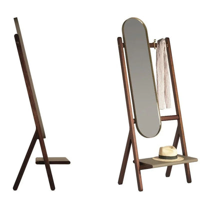REN - Freestanding oval mirror.