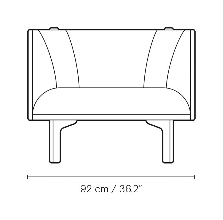 RF1904 SIDEWAYS LOUNGE CHAIR