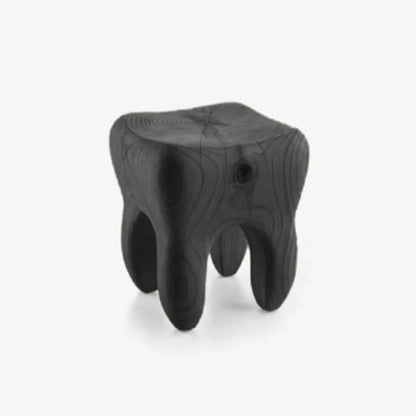 MOLAIRE - Low cedarwood stool.