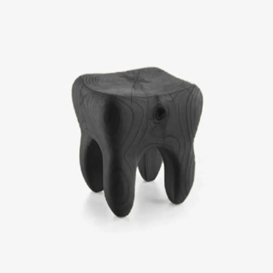 MOLAIRE - Low cedarwood stool.