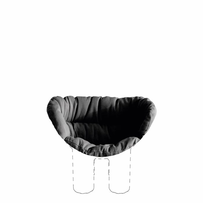 CUSHION ROLY POLY ARMCHAIR.