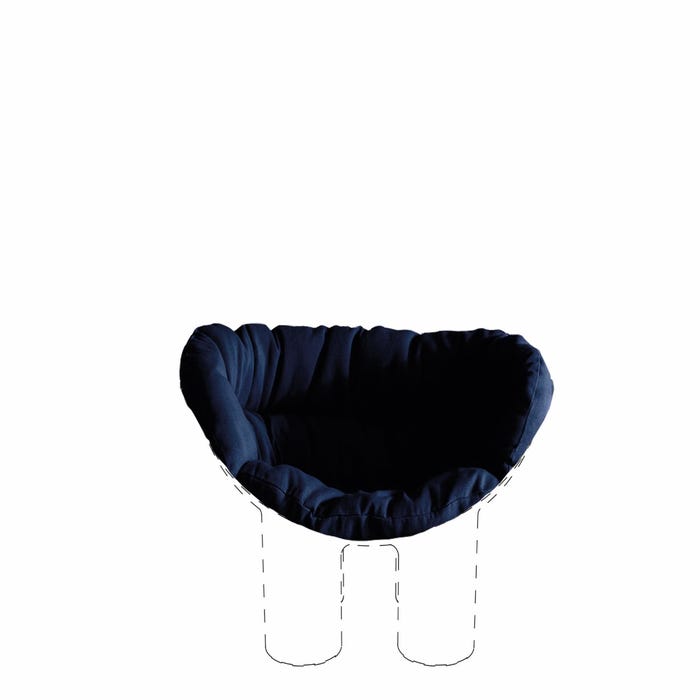 CUSHION ROLY POLY ARMCHAIR.
