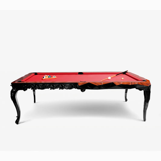 ROYAL SNOOKER - Rectangular rosewood pool table.