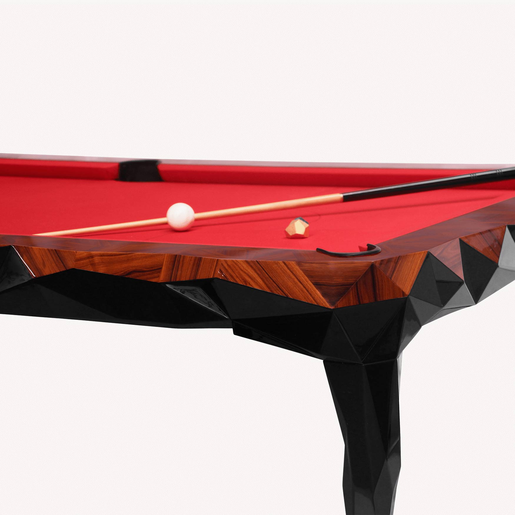 ROYAL SNOOKER - Rectangular rosewood pool table.
