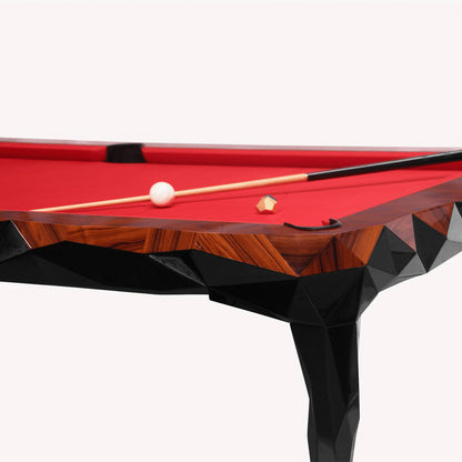 ROYAL SNOOKER - Rectangular rosewood pool table.