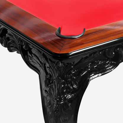 ROYAL SNOOKER - Rectangular rosewood pool table.