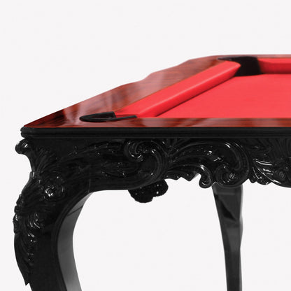 ROYAL SNOOKER - Rectangular rosewood pool table.