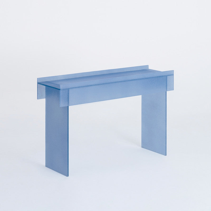 SIMOON - Rectangular crystal console table.