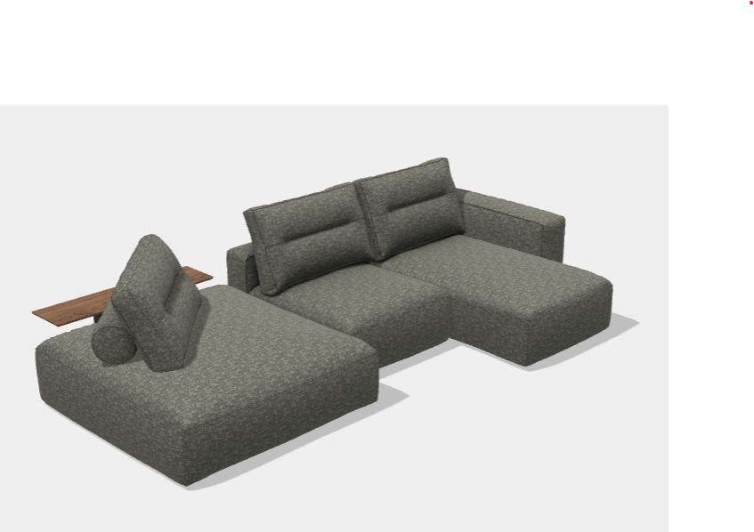 MY TAOS - Sectional fabric sofa (Fabric Cat VIP/Special).