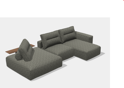 MY TAOS - Sectional fabric sofa (Fabric Cat VIP/Special).