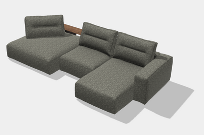 MY TAOS - Sectional fabric sofa (Fabric Cat VIP/Special).