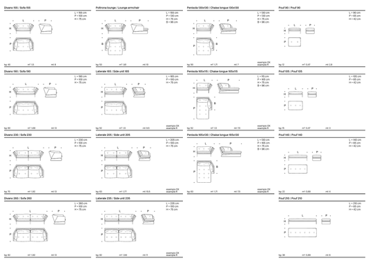 New York Suite - Sled Base Modular Sofa