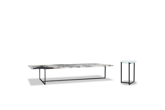 Icaro Stone Square Coffee Table — Baxter