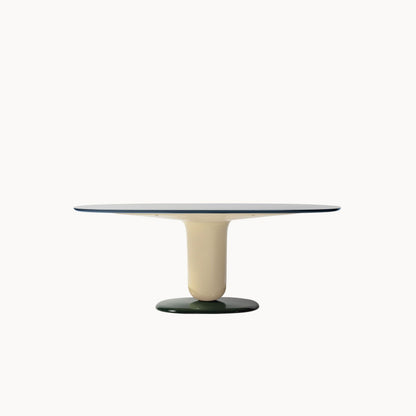 Oval Glass-Fibre Table Explorer 5 by Bd Barcelona Design #5A#Ivory