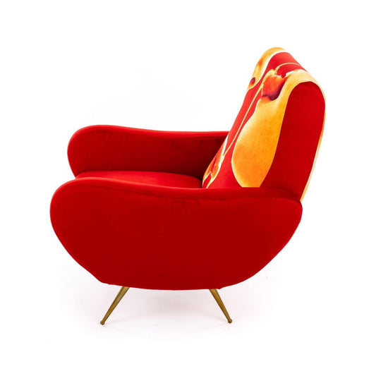 Honey - Fully Upholstered Fabric Armchair