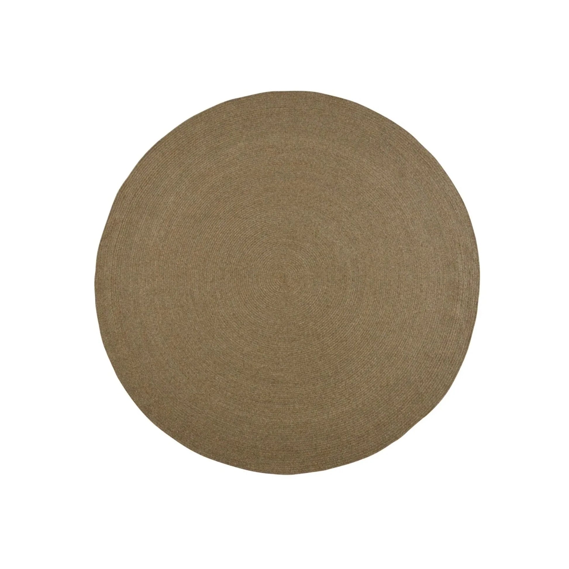 SIESTA - Handmade round polypropylene outdoor rugs.