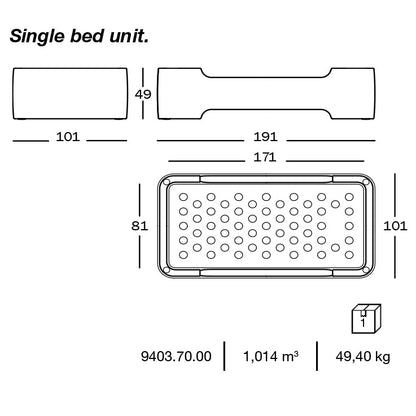 BUNKY - Stackable Kids bunk bed.