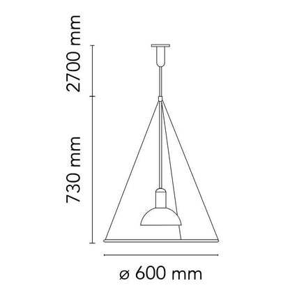 Frisbi Suspension Lamp.
