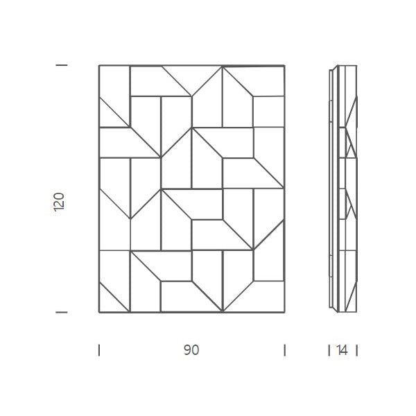 WALL SHADOWS GRAND - LED aluminium wall lamp.