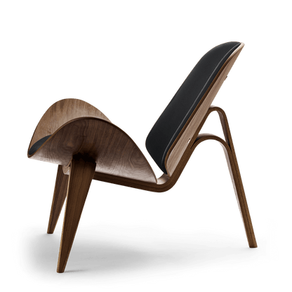 CH07 | Shell Chair by Carl Hansen & Søn #Walnut / Oiled / Leather Thor 301