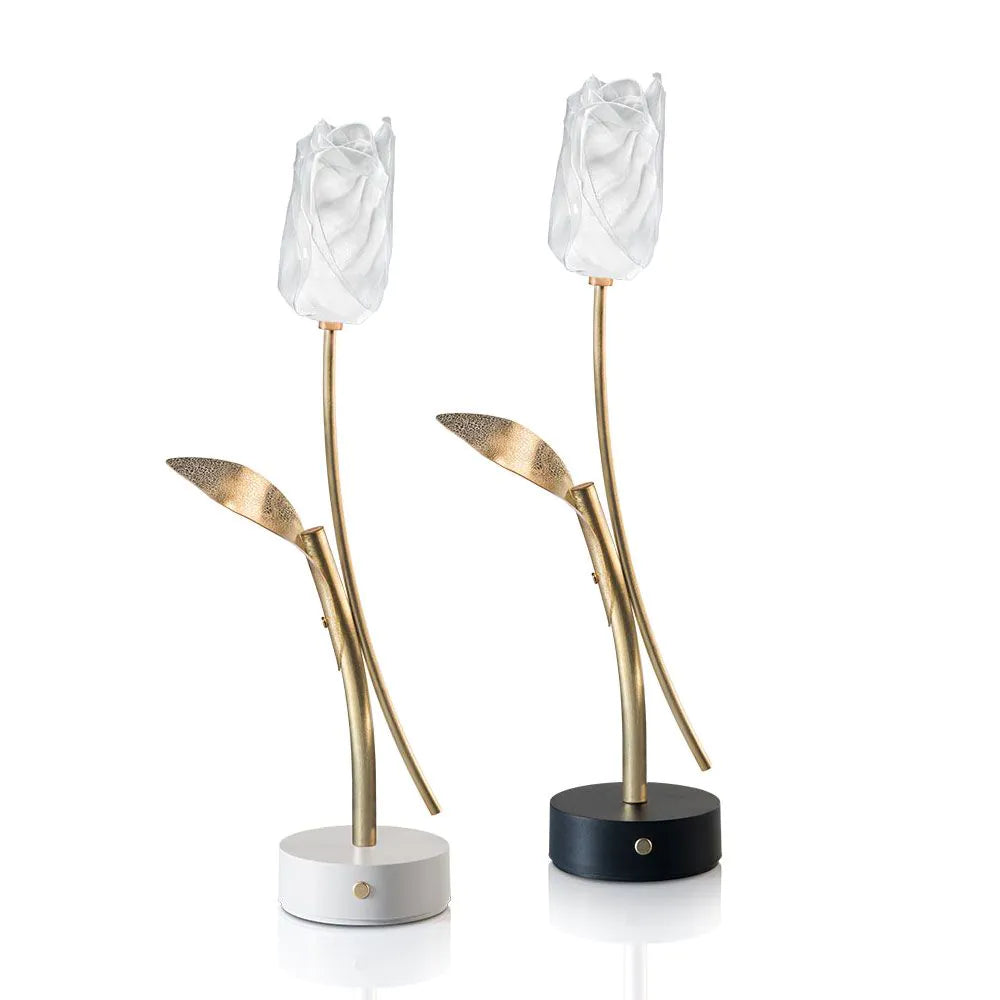 TULIP BATTERY - Cordless rechargeable table lamp.