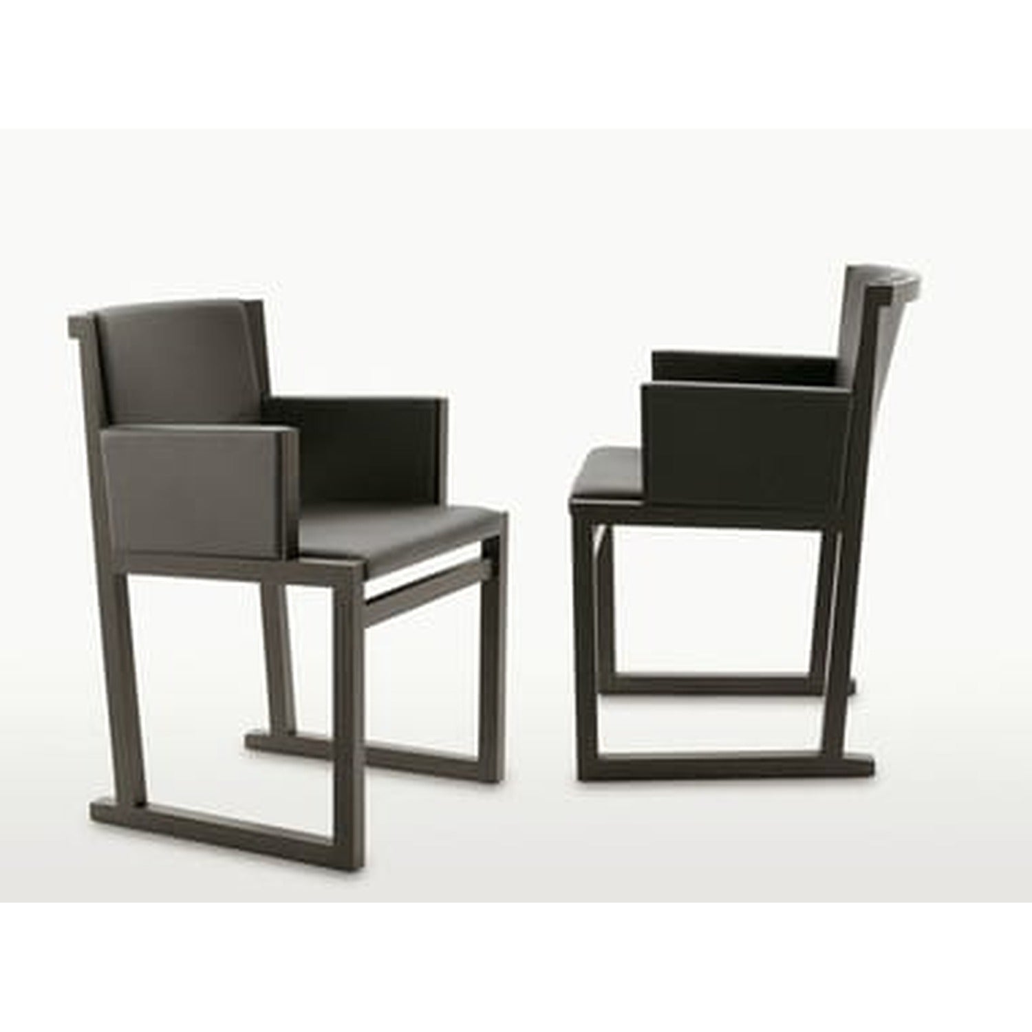 MUSA - Sled Base Oak Armchair