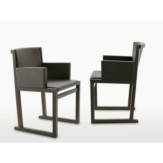MUSA - Sled Base Oak Armchair