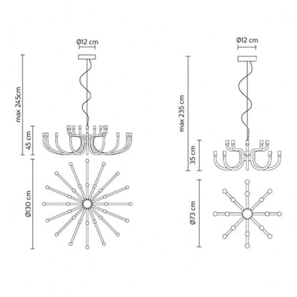SNOOB - Aluminium pendant lamp.
