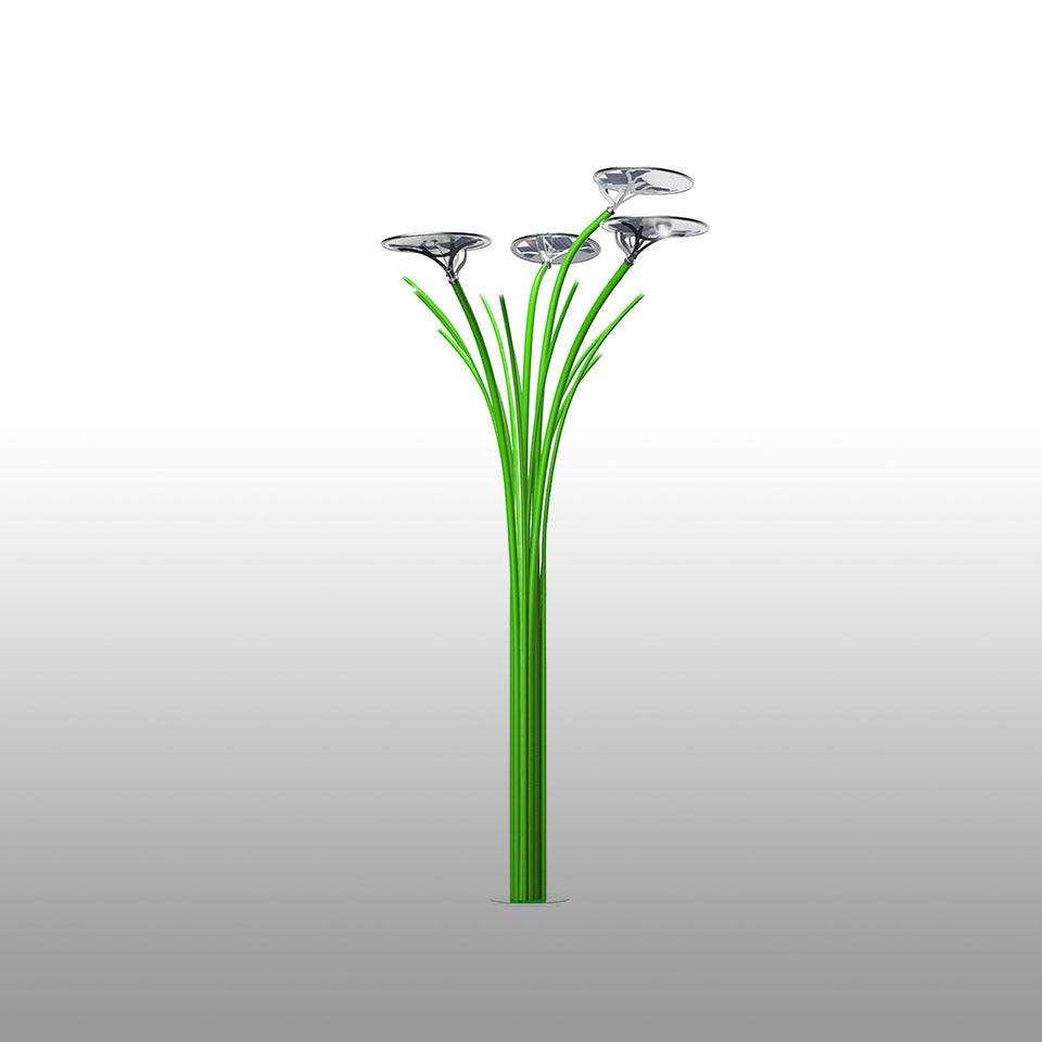Solar Tree 2nd generation - 4 Heads Floor/Pole Lamp (Request Info).