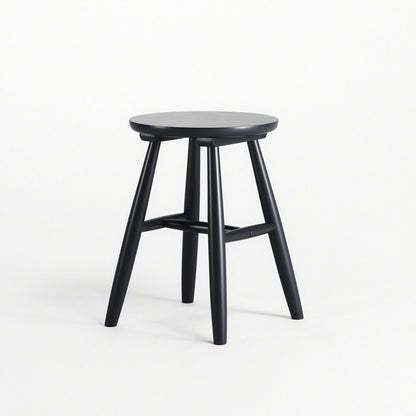 Department Wood Stool H15 Black