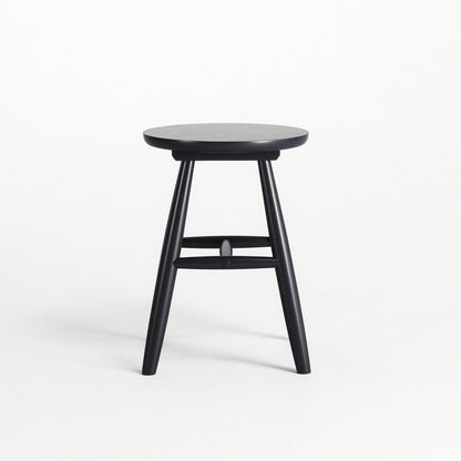 Department Wood Stool H15 Black