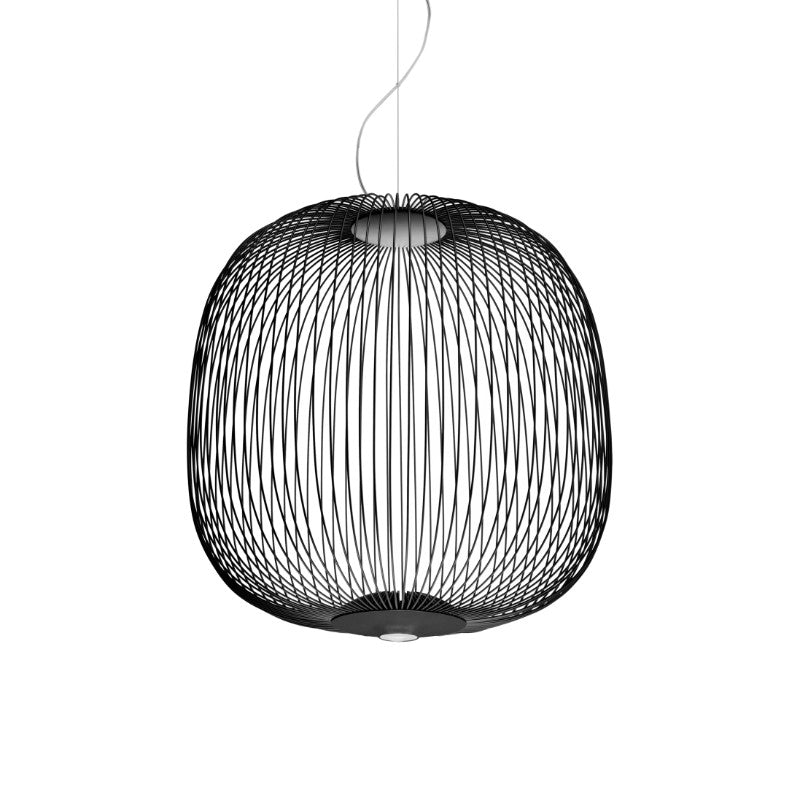 SPOKES 2 - LED epoxy paint steel pendant lamp.