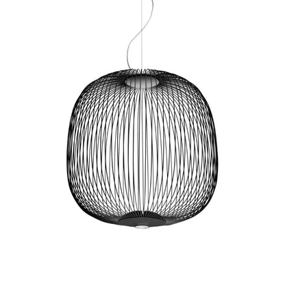 SPOKES 2 - LED epoxy paint steel pendant lamp.