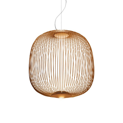 SPOKES 2 - LED epoxy paint steel pendant lamp.