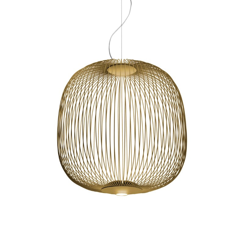 SPOKES 2 - LED epoxy paint steel pendant lamp.