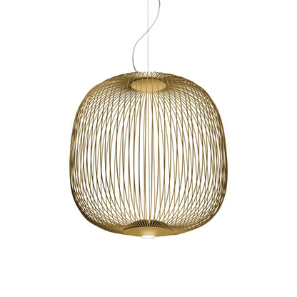 SPOKES 2 - LED epoxy paint steel pendant lamp.