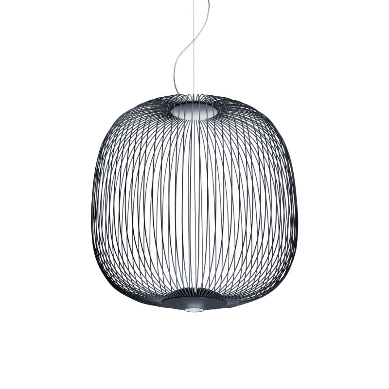 SPOKES 2 - LED epoxy paint steel pendant lamp.