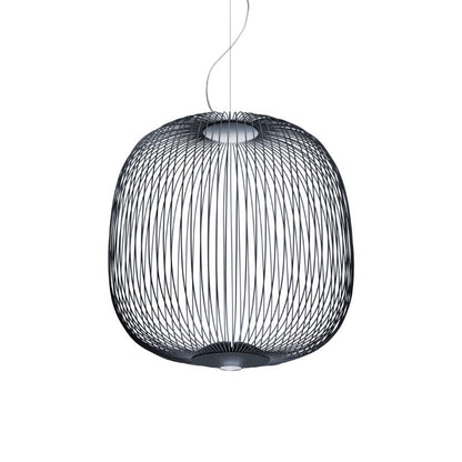 SPOKES 2 - LED epoxy paint steel pendant lamp.