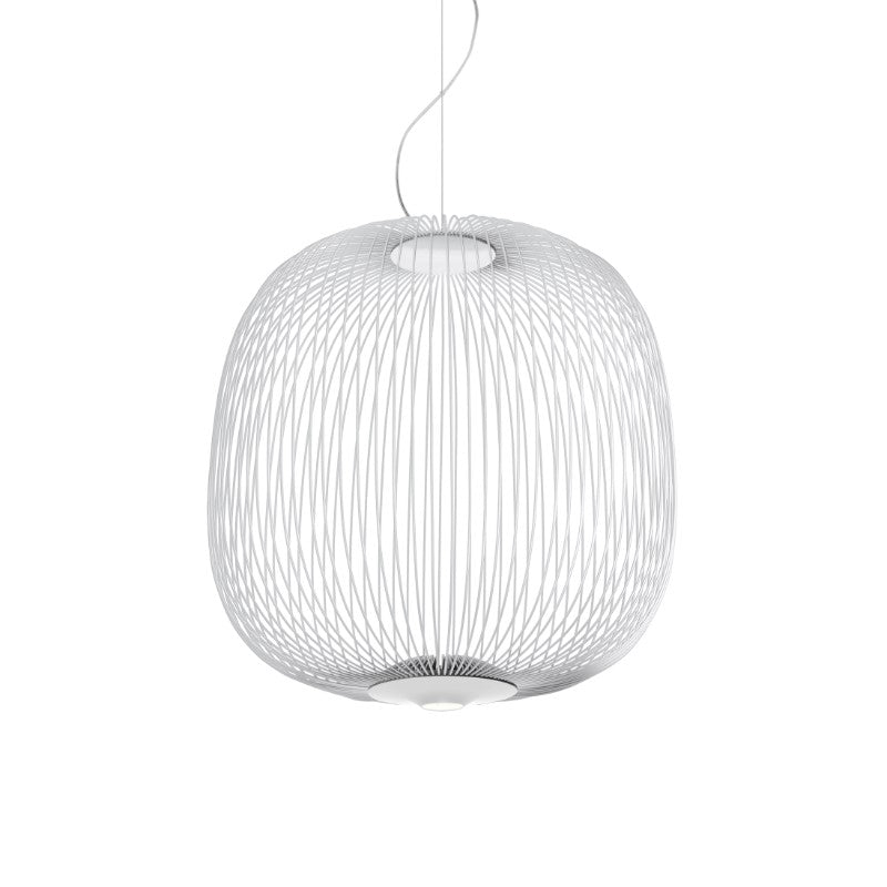 SPOKES 2 - LED epoxy paint steel pendant lamp.
